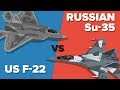 US F-22 Raptor vs Russian Su-35 Fighter Jet - Which Would Win? Military Unit Comparison