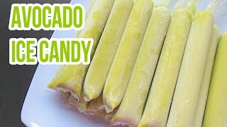 Avocado Ice Candy Filipino Summer Treat