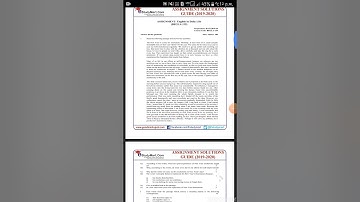 BEGLA-135 SOLVED ASSIGNMENT 2019-20 FOR BAG COURSE