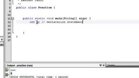 JAVA Programming Tutorial Statements expressions blocks