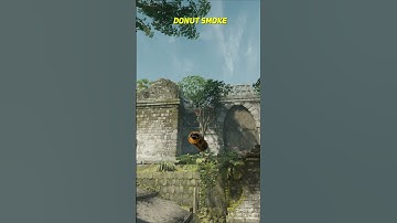 Donut Smoke From Spawn Like Monesy CS2 #shorts