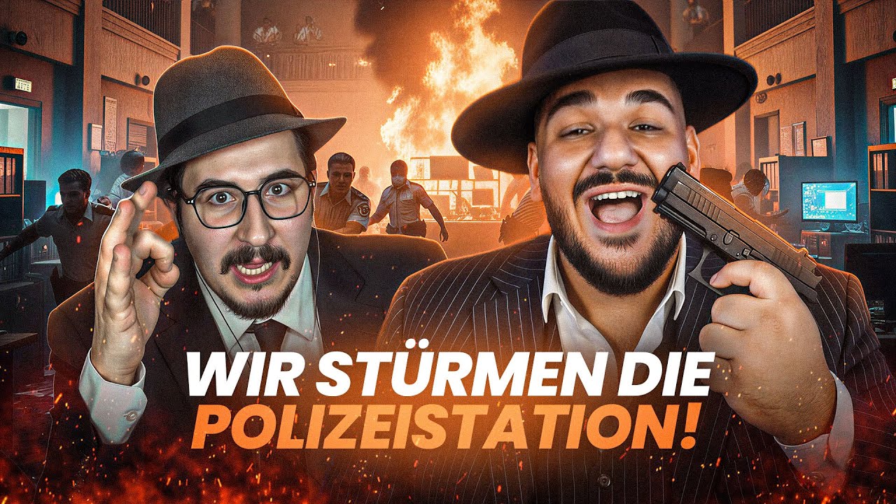 CAN JELLY & ABDU TEK stürmen die POLIZEI und machen Filme.. 😳😂 | GTA RP