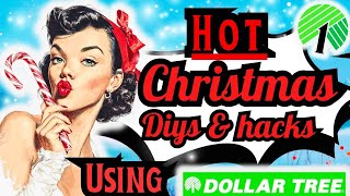 🔥Hottest Christmas DIYs & hacks using Dollar tree materials! 🎄
