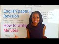 Minute writing english paper 1 revision functional writing