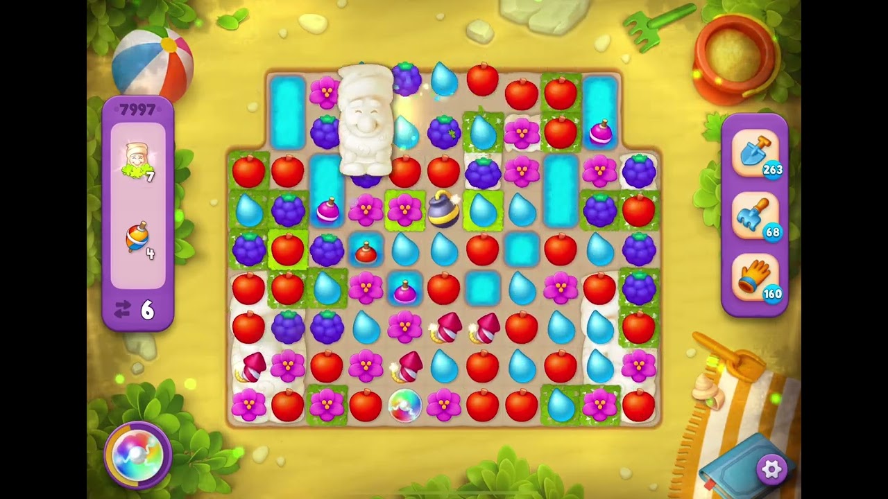 GardenScapes Level 7997 no boosters