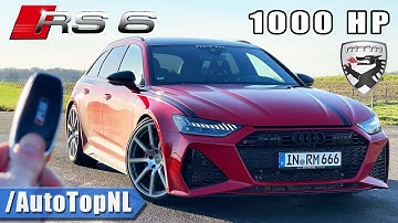 1000HP AUDI RS6 C8 MTM *354KMH* REVIEW on AUTOBAHN [NO SPEED LIMIT] by AutoTopNL