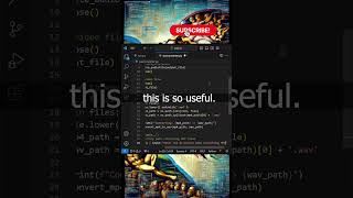 coding a python mp4 to wav converter in 14 seconds??