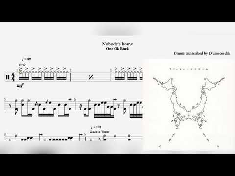 Nobody's Home (Drum) - ONE OK ROCK