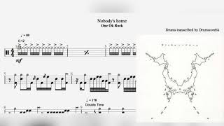 Nobody's Home  (Drum) - ONE OK ROCK
