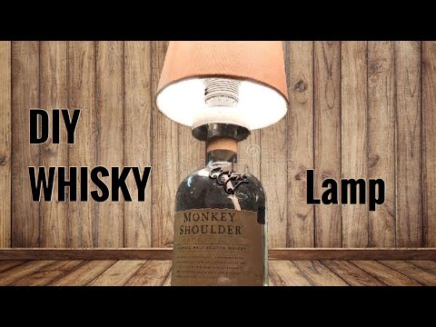 DIY Whiskey Bottle Lamp - YouTube