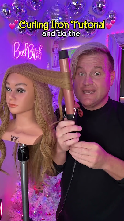 ✨CLAMP Curling Iron Tutorial #curlinghair #curlingiron #hairvideo #hairtutorial #hairhacks #longhair