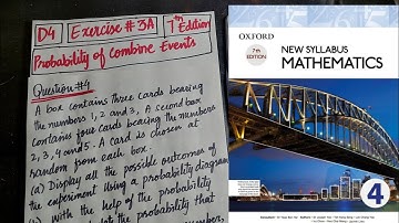 Mathematics Book 4 (D4) |  7th Edition | Exercise # 3 A | Q # 4 | Ifra Syed | in Urdu\Hindi