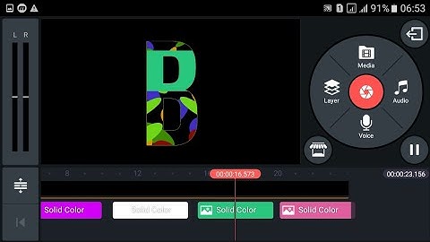 multi text kineMaster  video editing || kineMaster edit Color text B