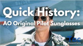 AO Original Pilot’s Sunglasses: A Legacy of Military and Space Exploration