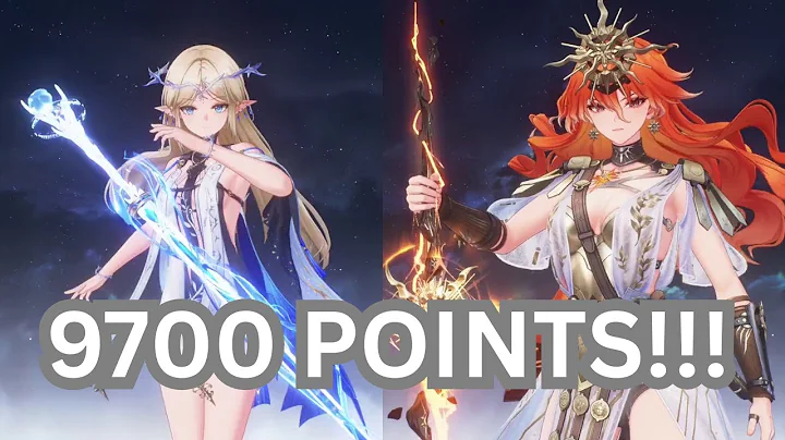 2.8 Whimpering Wastes! 9700 score with Cartethyia and Augusta Premium Team! [Wuthering Waves]