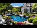 Mediterranean Backyard Paradise | Luxury Villa Garden Ideas for Elegant Living