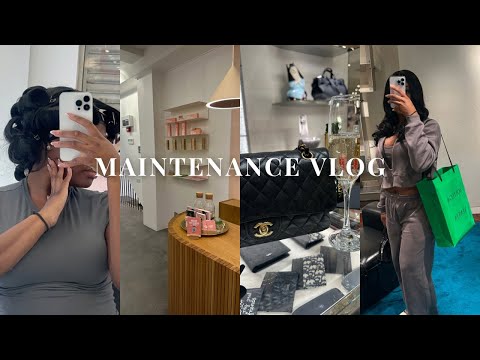 MAINTENANCE WEEK, SHOPPING, HAIR, LASHES, WEIGHT-LOSS JOURNEY AND MORE….