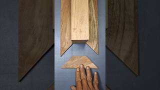 The easiest way to make two 90° angles #carpenter #woodscraft #woodworking #woodstatue #tutorial