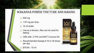 WAKANNA CBD DOSAGE TRAINING BY DR. RITA MCGUIRE