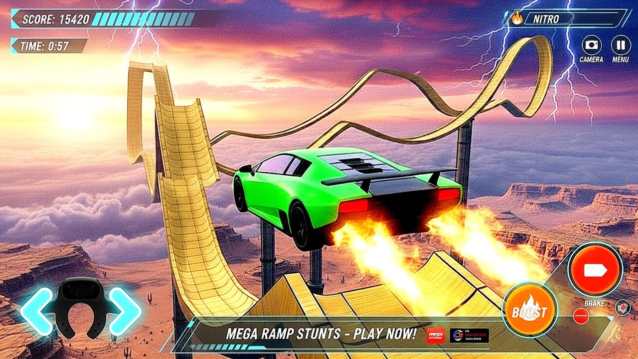 SKY RACERS: Mega Ramps & Extreme Stunts || Vyome Gaming 