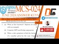 MCS24 | June 2024 | Part 3 | Question 2 a,b,c,d solutions in hindi | #ignouexams #ignoubca #ignou