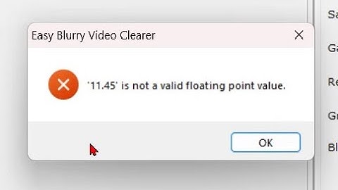 "Is not a valid floating point value" error fix (TUTORIAL)