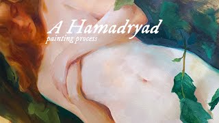 A Hamadryad painting process