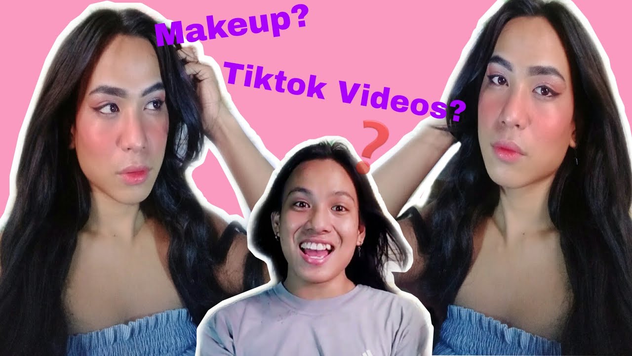 DOING MY MAKEUP FOR TIKTOK VIDEOS - YouTube