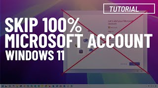 Windows 11: Set up installation without Microsoft account (3 methods) ✅ 2025 Tested