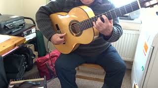 Video thumbnail of "Paco Castillo Guitar Pick Up problem Guitarra Paco Castillo con previo"