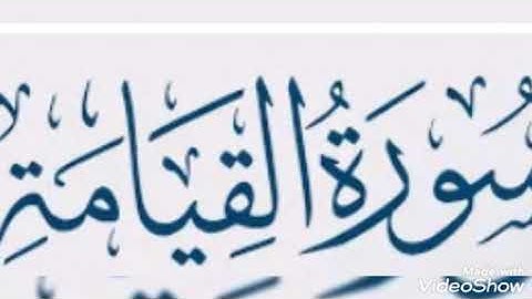 سورة القيامة بصوت الشيخ أبو أنس شمس الدين