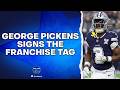 George Pickens Signs The Franchise Tag | Love of the star