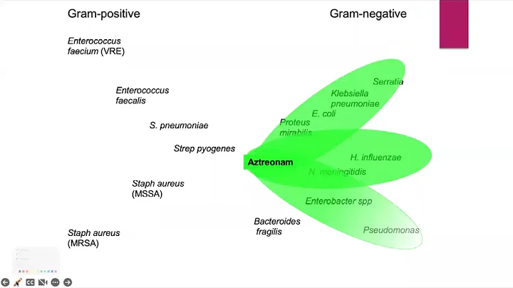 Antimicrobial therapies - Monobactams, carbapenems, glycopeptides, polymyxins, 30S ribosomals, TCNs