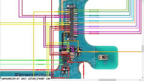 Samsung A7 2017 SM A720 FORNT CAMERA Error Notwarking Not Open Problem Hardware Solution