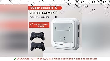 KINHANK Game Box Super Console X Retro Video Game Console Support 90000 Games 50 Emulators for PS1/P