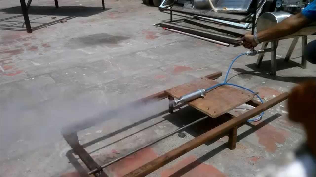 H2O2 hydrogen peroxide rocket engine - 20% concentration - YouTube
