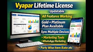 Vyapar App - Platinum License NEW Features Preview | Download Vyapar for PC | Free For Lifetime 2026 screenshot 1