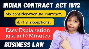 No Consideration, No Contract & it