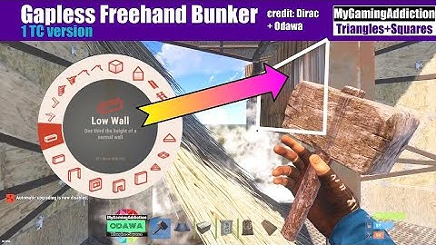 Rust - Gapless, Bi-Directional Bunker, Freehand, 1 or 2 TC (credit: Dirac, Budsatawny, Vice, Odawa)