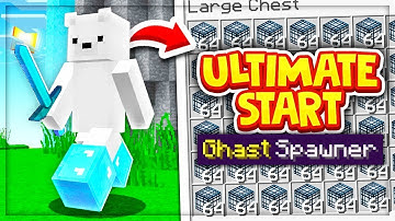 The BEST START on NEW MINECRAFT SKYBLOCK SERVER! *SUPER RICH* | Minecraft Skyblock (OPLegends)