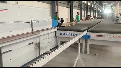 woodtech auto loading & auto unloading Edge banding.