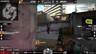 Selfless Relyks Insane Clutch vs Complexity | Overpass | HD