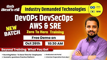 Learn DevOps, DevSecOps, AWS & SRE | KK FUNDA Batch Starting Oct 26th
