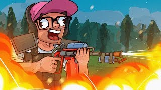 RAIDING WITH A FLAMETHROWER - Rust