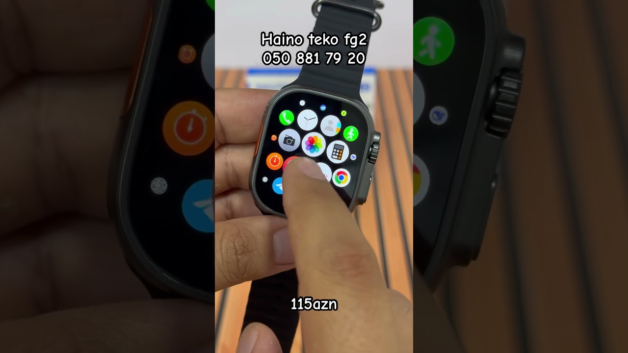 Haino Teko Fg-2 Smart Watch | 5g Sim Support + Dual Camera |4gb + 64gb