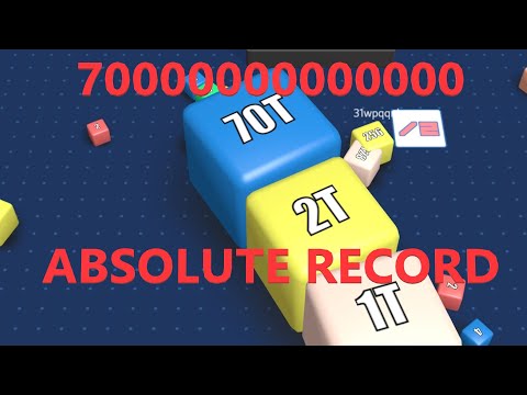 Cubes 2048 io - ax Level Gameplay Free game 70 000 000 000 000 +