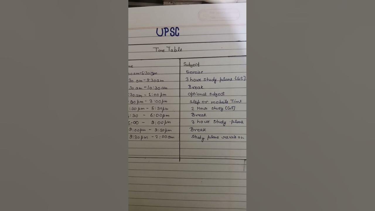 upsc-study-time-table-15-hours-time-table-motivation-upsc-youtube
