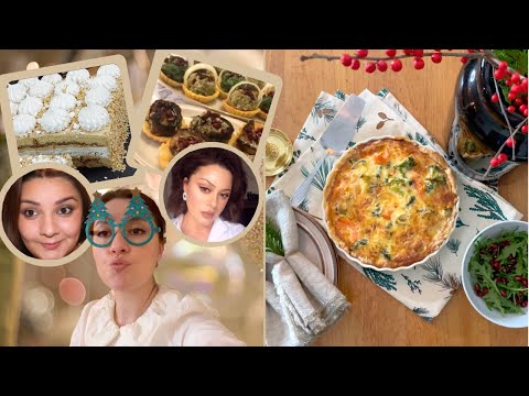 საახალწლო სამზადისი l ორაგულის ღვეზელი l კოლაბორაცია გოგოშკებთან - Apolines cuisine \u0026 Shoka 77