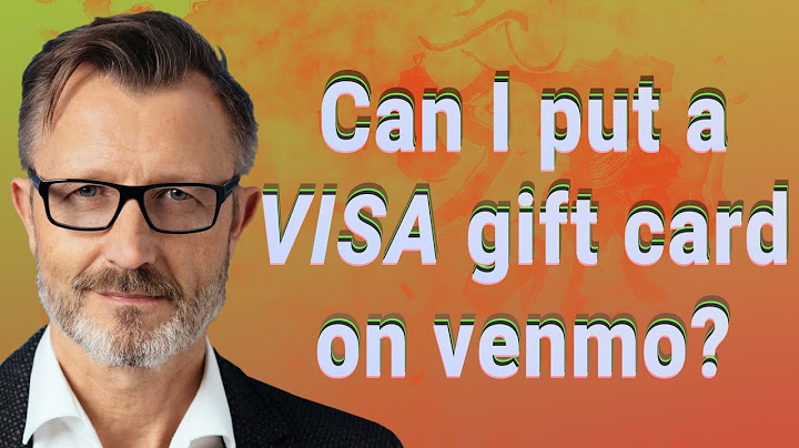 Can i use my visa gift card on venmo