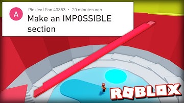 Building YOUR Tower of Hell SECTION IDEAS!!! | Tower of Hell on Roblox #21